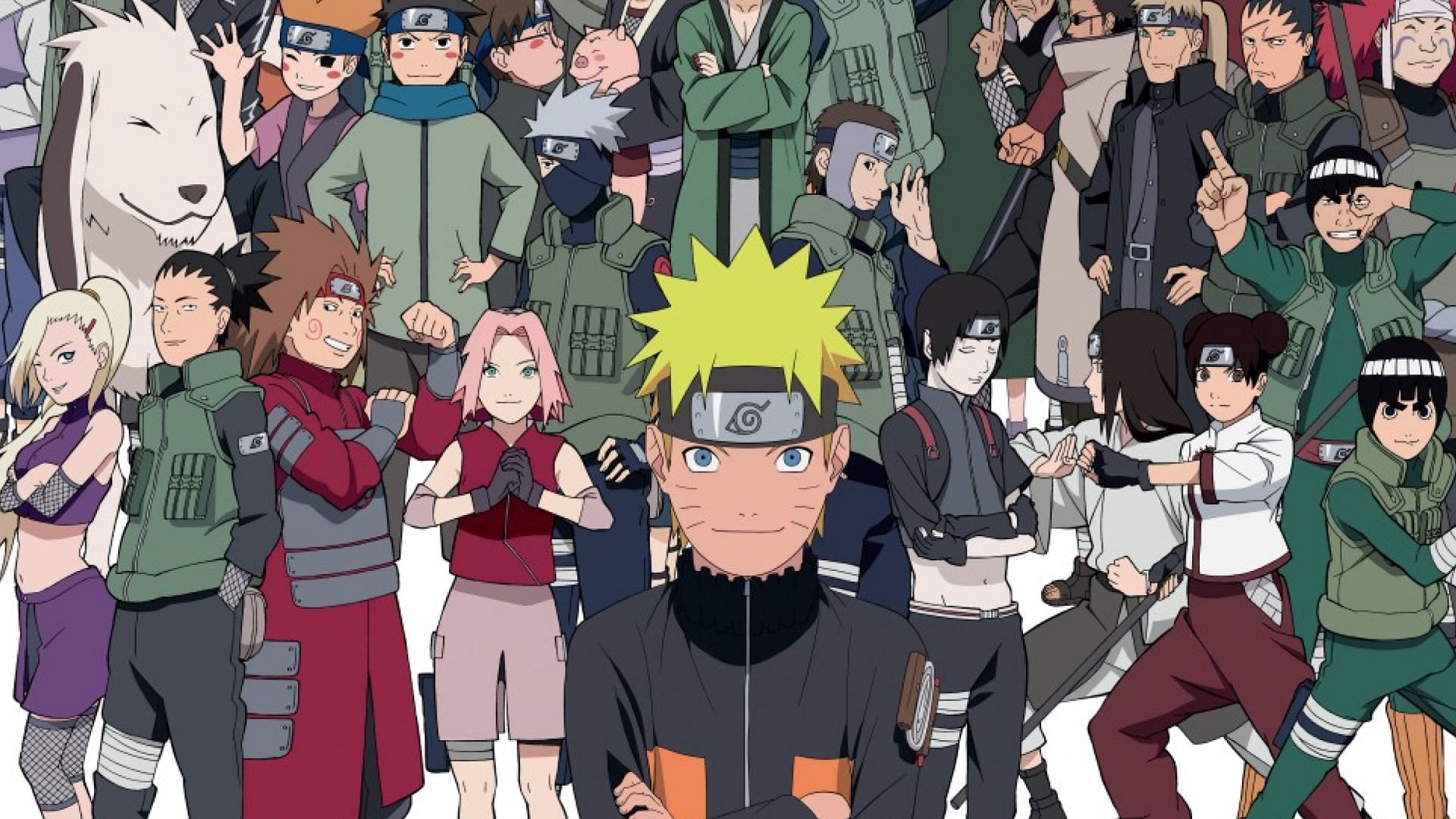 Naruto characters (Image via Pierrot)