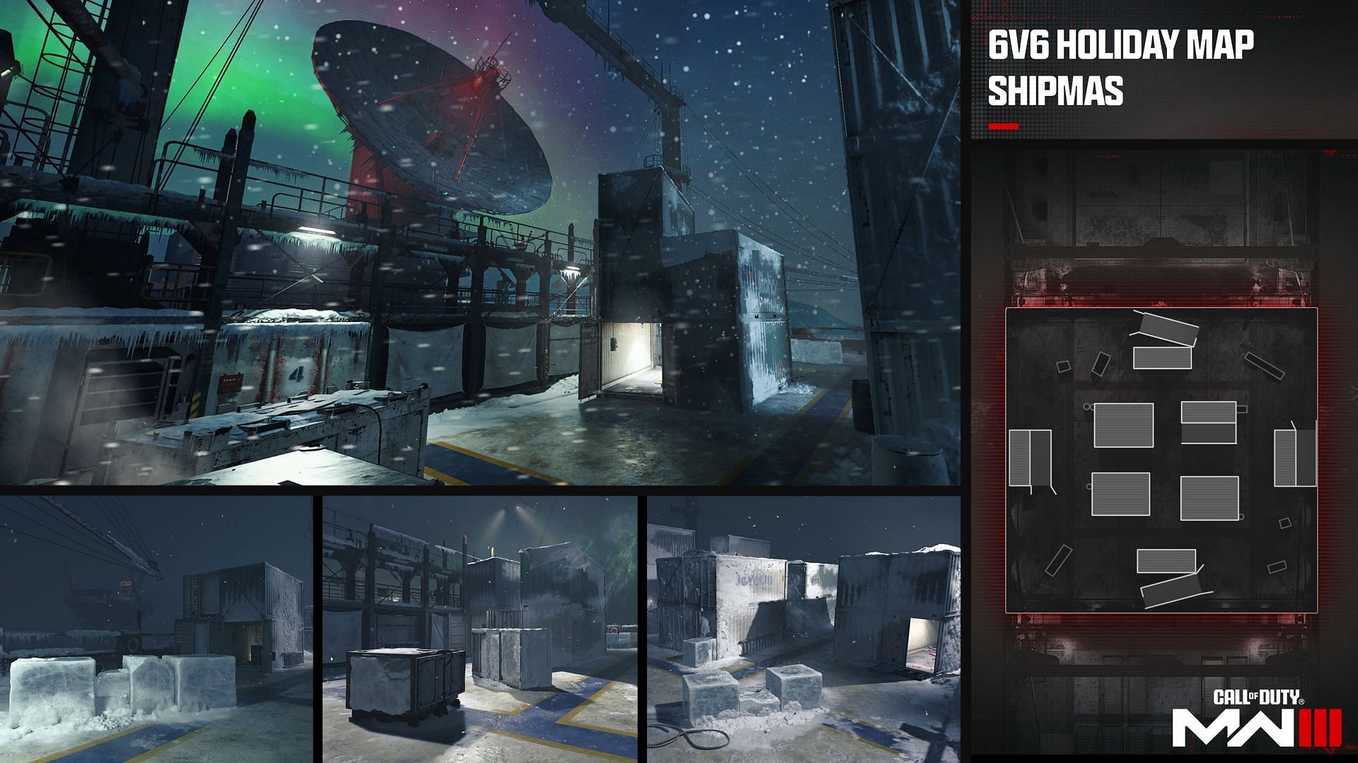 Shipmas map in Modern Warfare 3 release date and time. (Image via Activision)