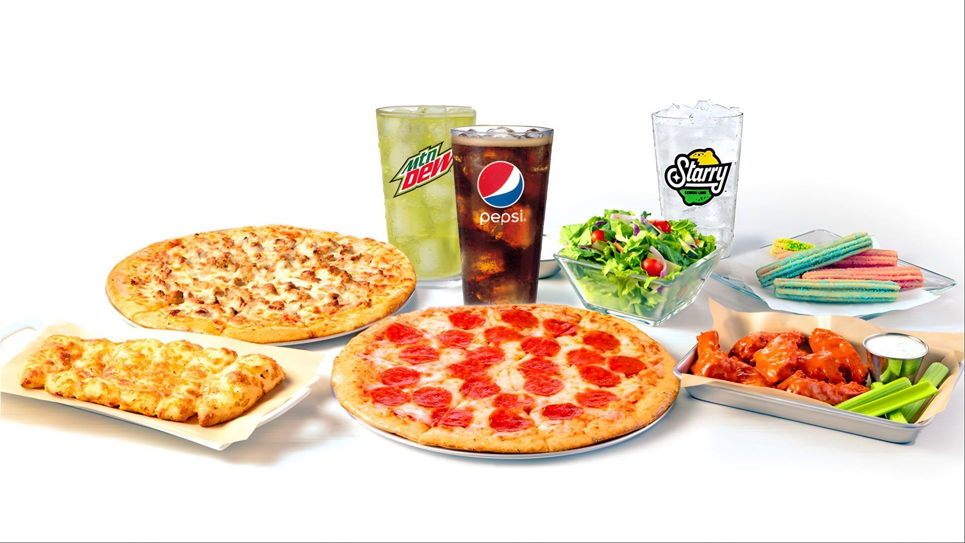 The new Grown-Up menu delivers spicy and savory food options for adults (Image via Chuck E Cheese)