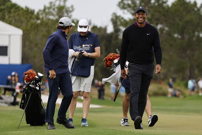 Tiger Woods' son Charlie his impressive drive at PNC Championship 