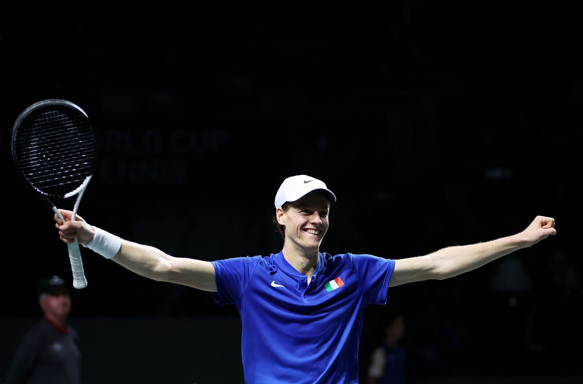 Jannik Sinner at the Davis Cup Final