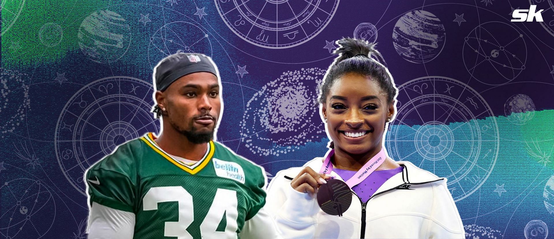 Jonathan Owens and wife Simone Biles&rsquo; birth chart goes viral as TikToker delves into astrology