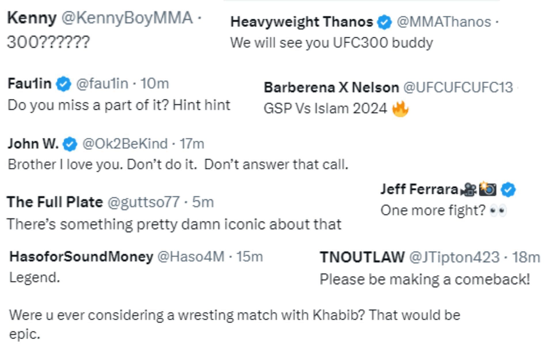 Fan reactions to St-Pierre&#039;s post