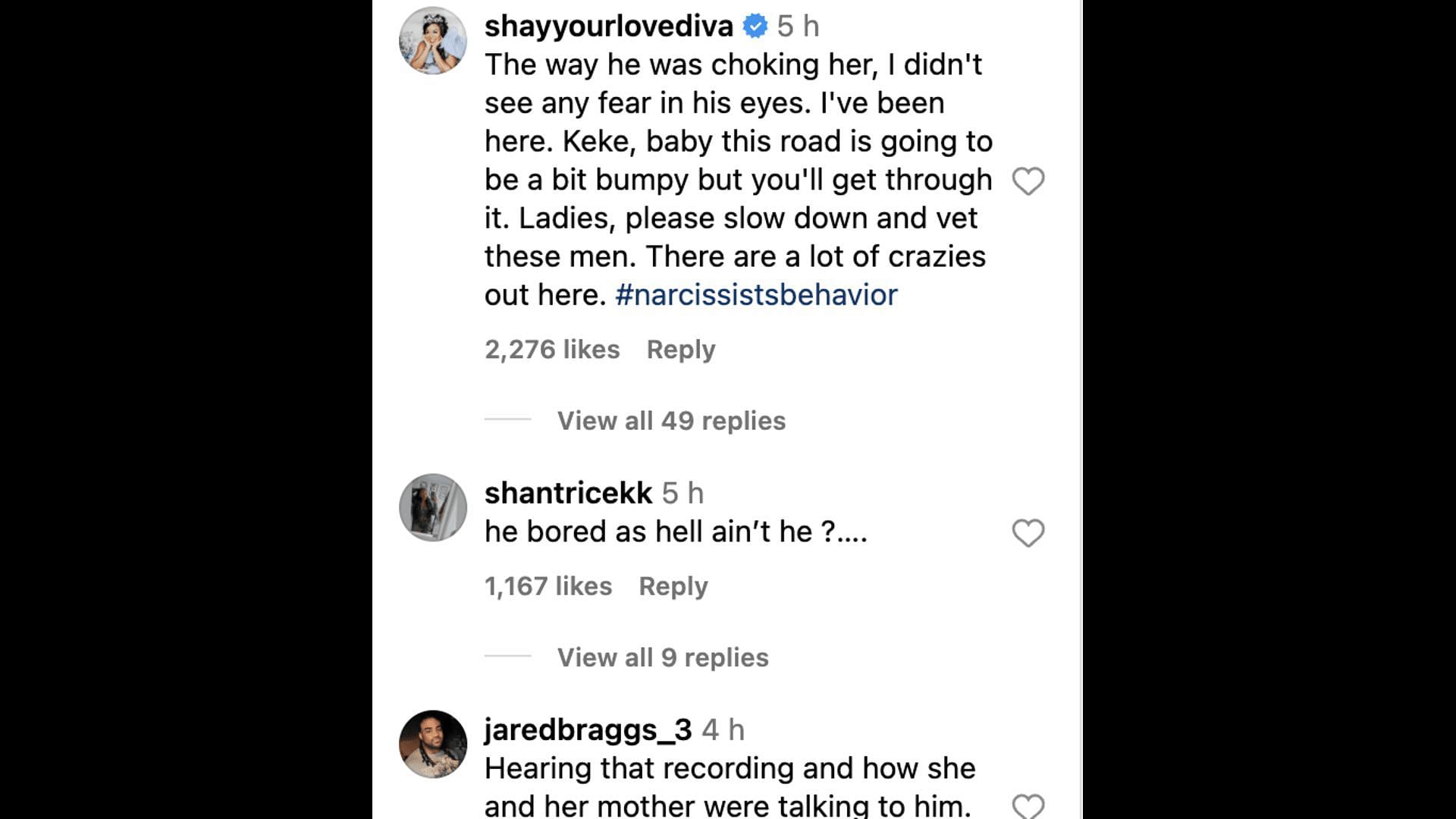 Social media users share opinions as Darius claimed that Keke abused him during their relationship (Image via Instagram)