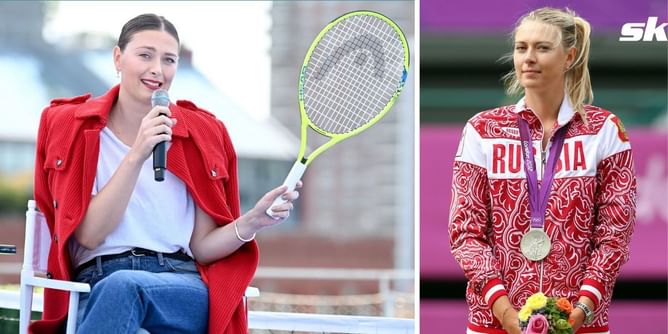 "No, if you come to my home, you wouldn't even know I played tennis" - Maria Sharapova on whether her Olympic silver medal is on display