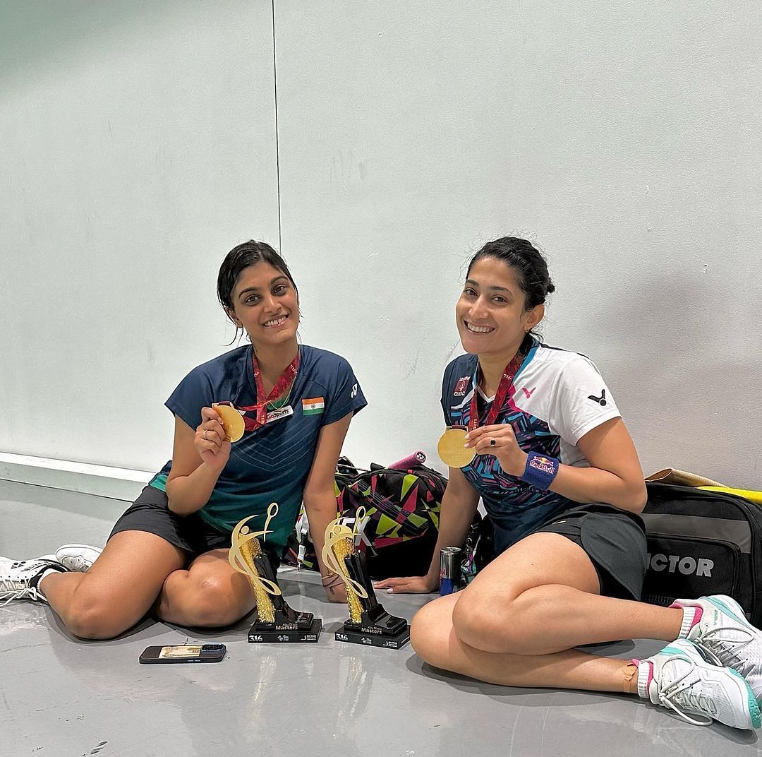 Ashwini Ponnappa (right) and Tanisha Crasto, Image Courtesy- Instagram
