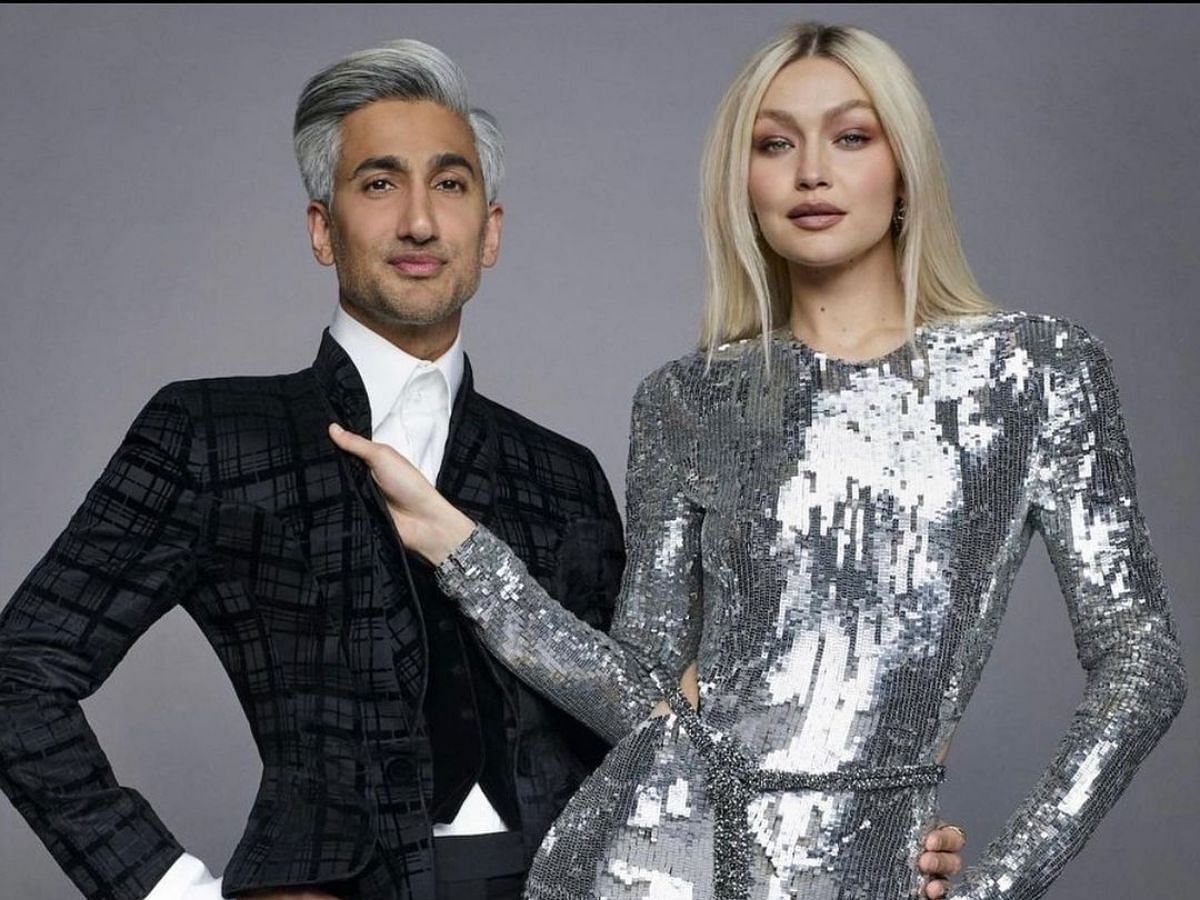 Tan France and Gigi Hadid from Next in Fashion on Netflix (Image via Instagram/@tanfrance) 