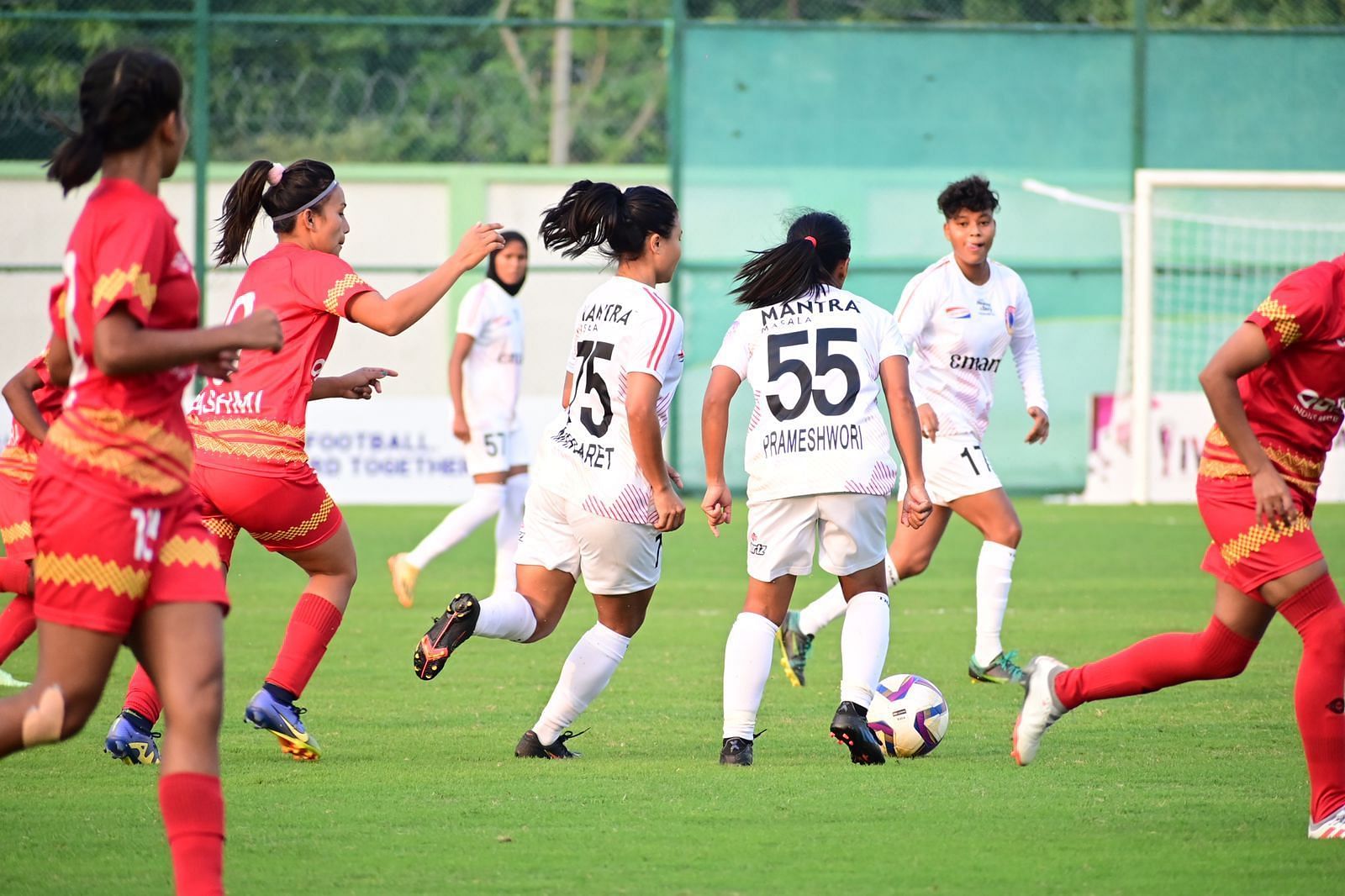 East Bengal FC in action against Sports Odisha (Image Credits: AIFF)