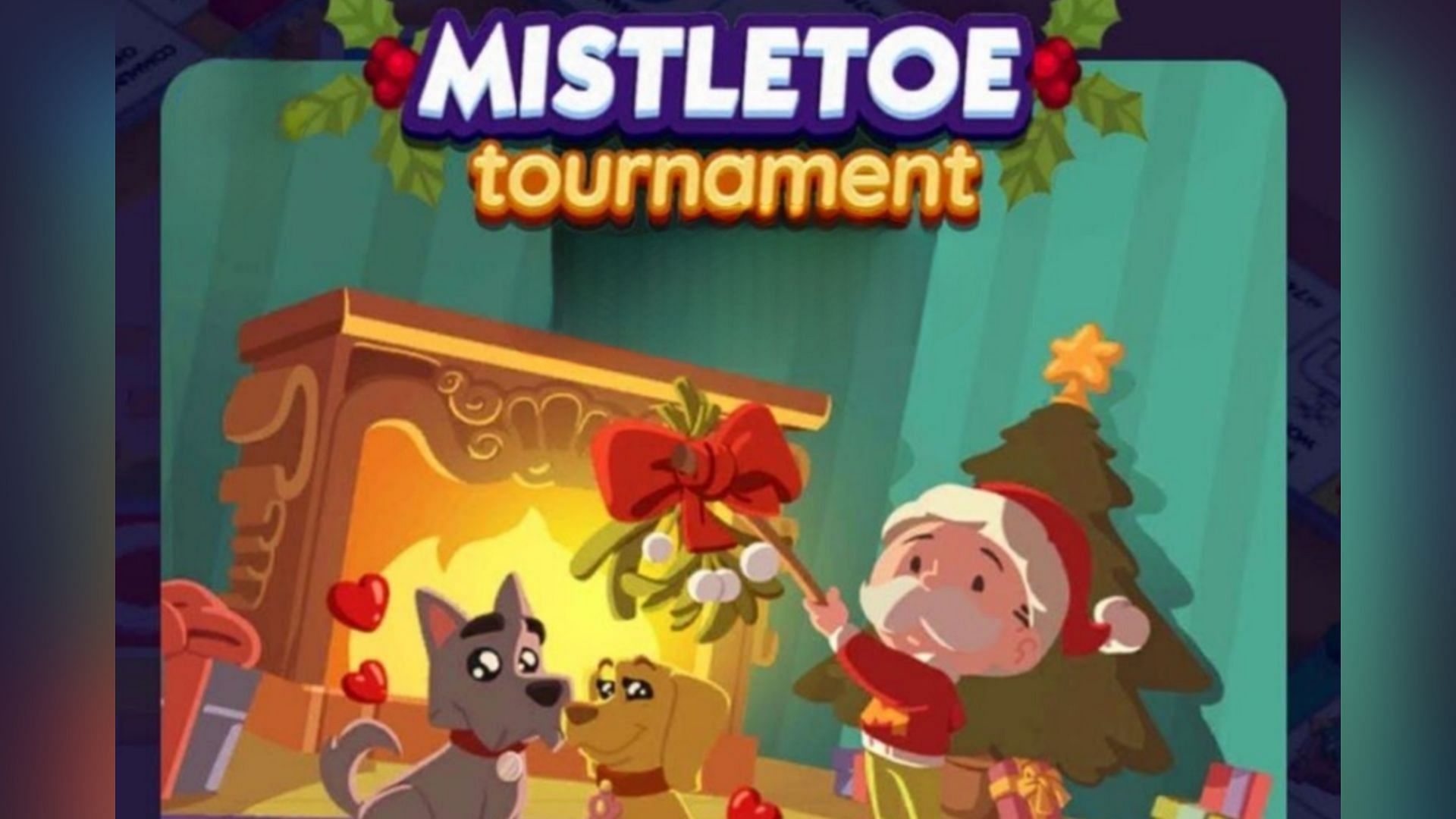 Monopoly Go players can get great rewards from the ongoing Mistletoe Tournament (Image via Scopely) 