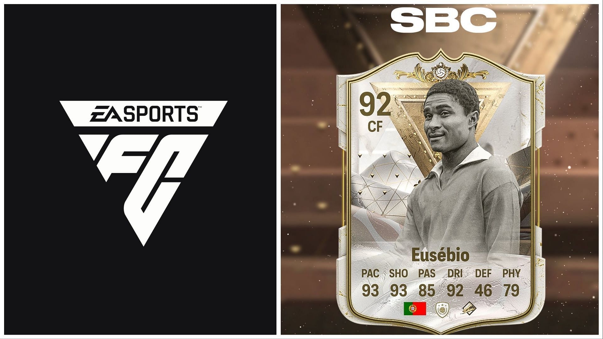 Eusebio SBC has been leaked (Images via EA Sports)