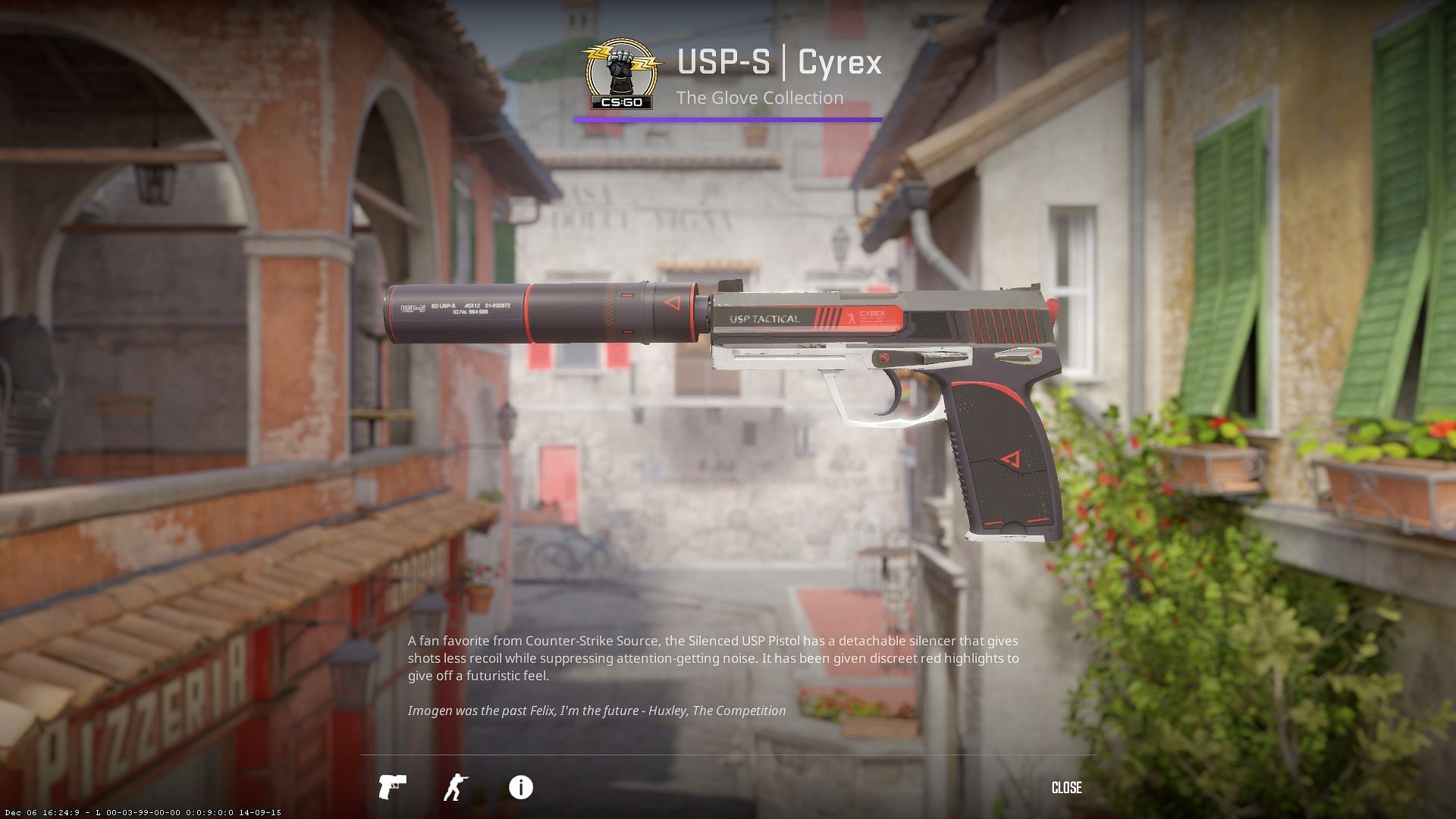 The USP-S Kill Cyrex (Image via Valve)
