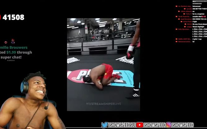 "I thought I was dying": IShowSpeed reveals how a punch from KSI left him winded during the charity match