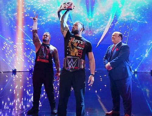 Paul Heyman is never far away from the group's business