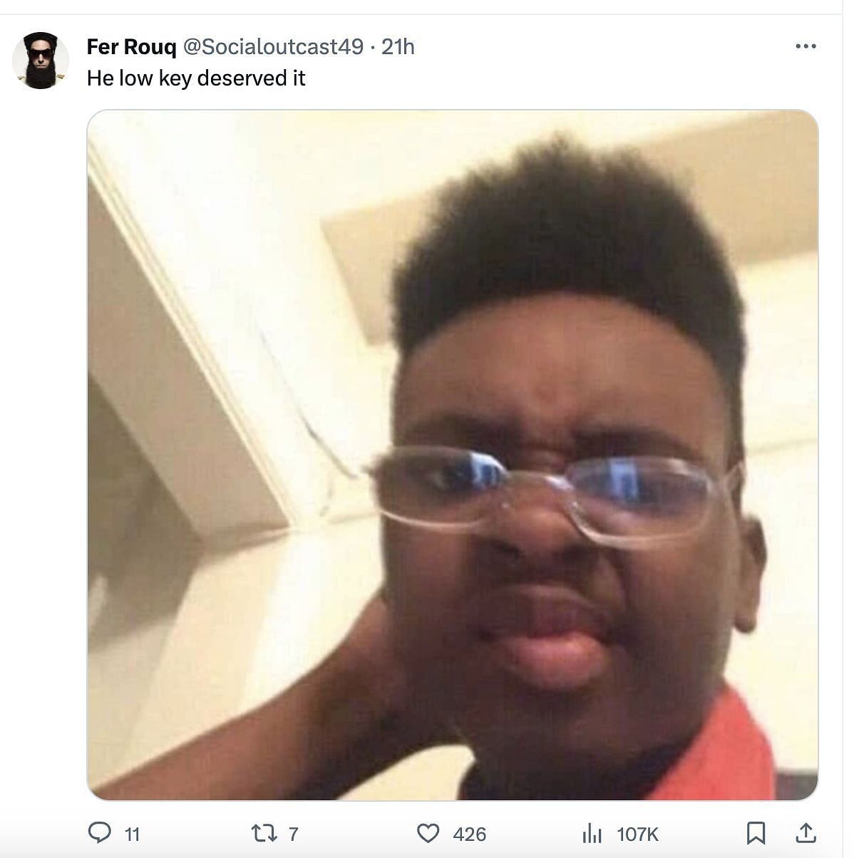 Social media users reacted to the altercation video as the comedian threw a flower pot at the audience member. (Image via Twitter)