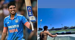 [Picture] Shubman Gill flaunts his body, shares shirtless photo ahead of SA vs IND 1st T20I in Durban