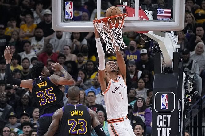 Victor Wembanyama ends LeBron James' incredible streak against No. 1 picks from last 5 years in maiden clash