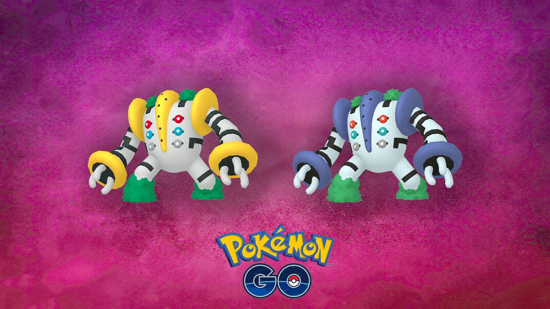 Regigigas and Shiny Regigigas (Image via The Pokemon Company)