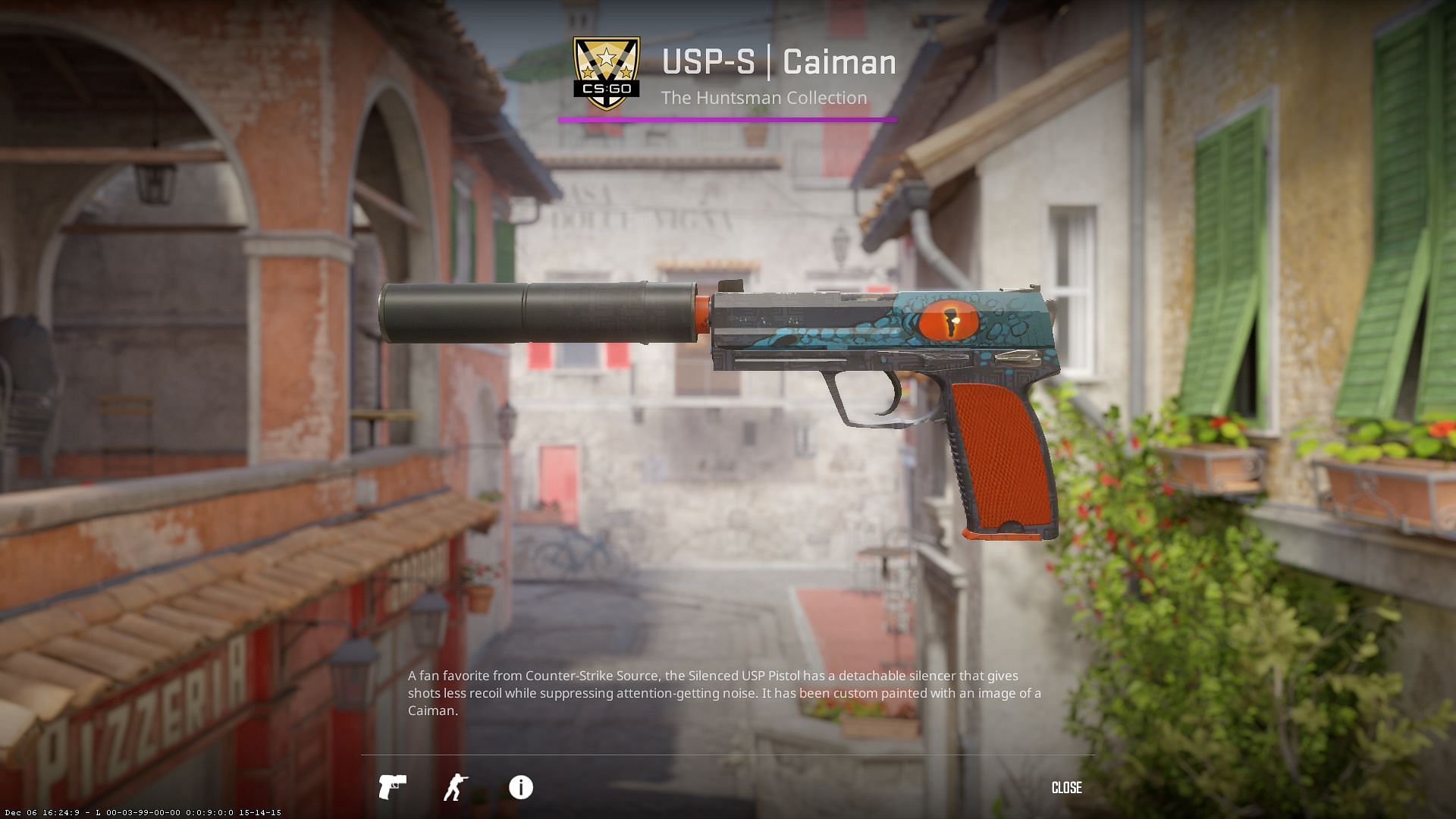 The USP-S Kill Caiman (Image via Valve)