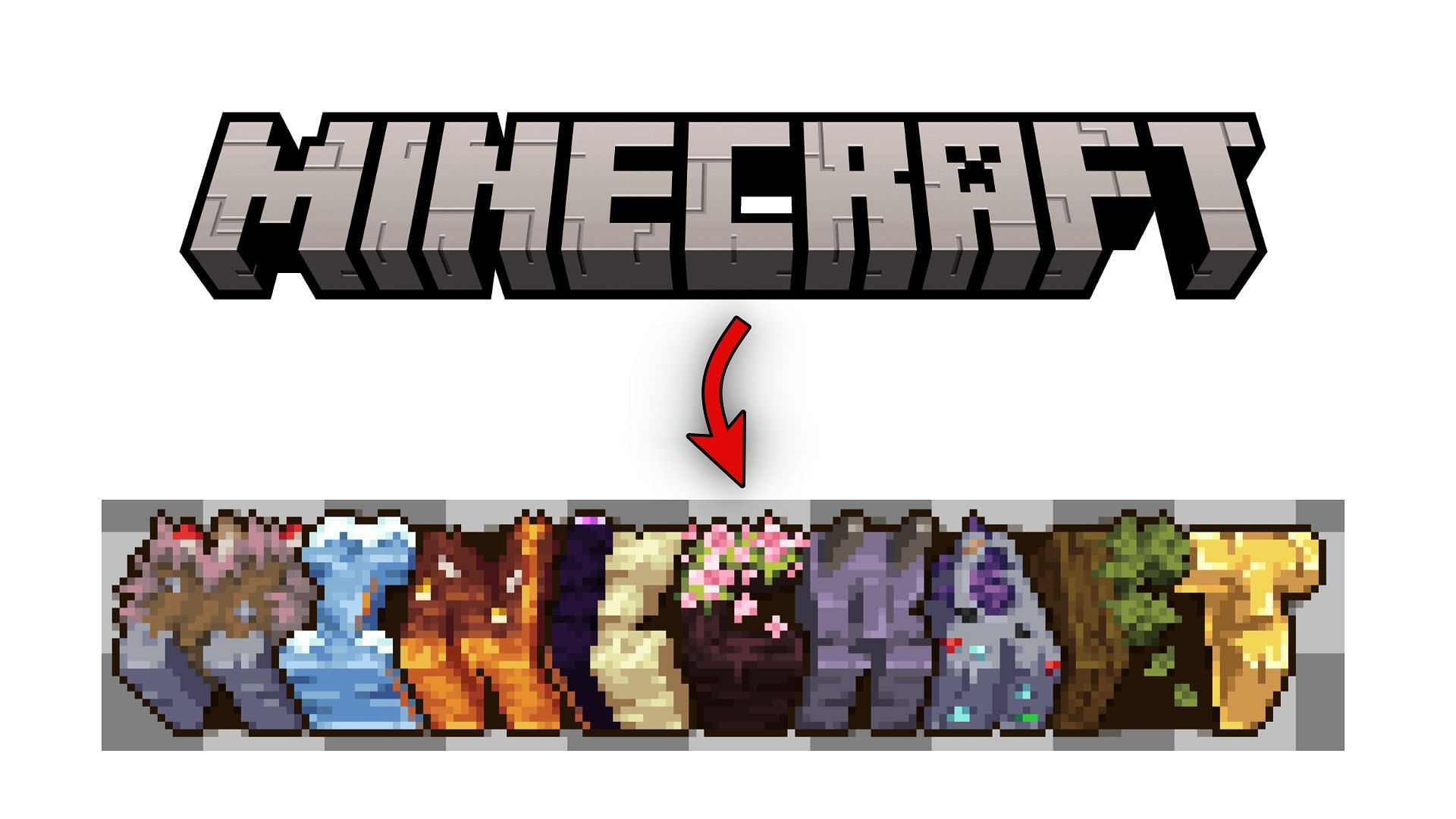 Minecraft Redditor creates a unique game logo with in-game elements (Image via Sportskeeda)