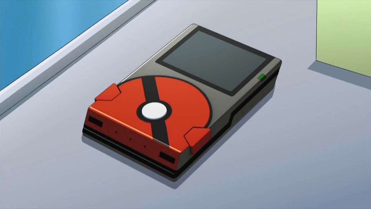 A Pokedex as seen in the anime (Image via The Pokemon Company)