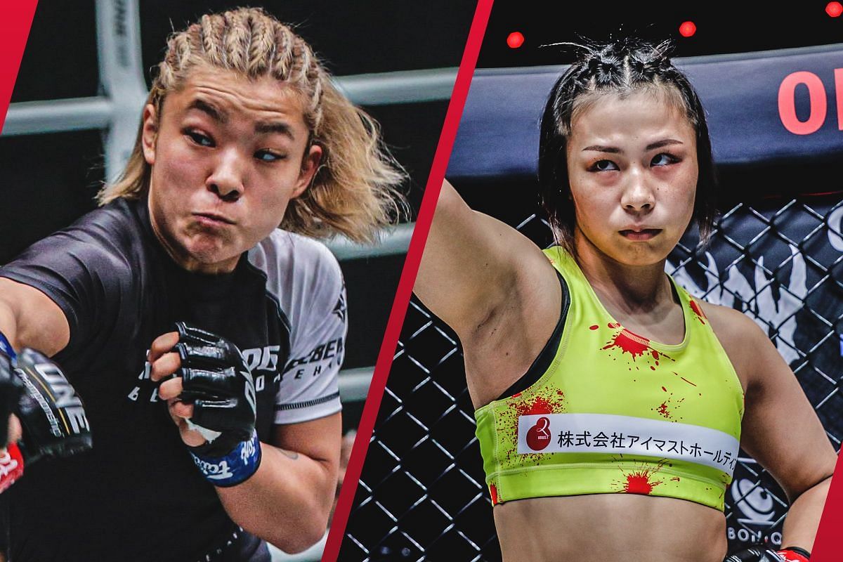 An all-Japanese atomweight MMA clash between Itsuki Hirata (L) and Ayaka Miura (R) is set for ONE 165 next month. -- Photo by ONE Championship