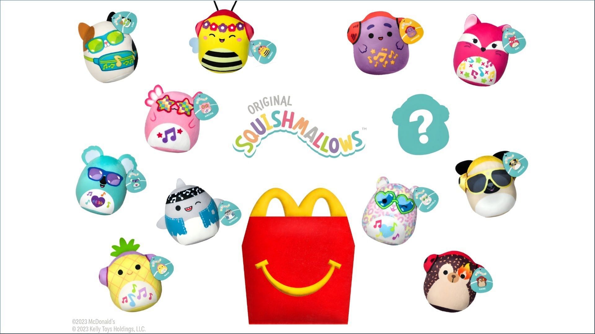 The Squishmallows Happy Meal Boxes are available for a limited time only (Image via McDonald&rsquo;s)