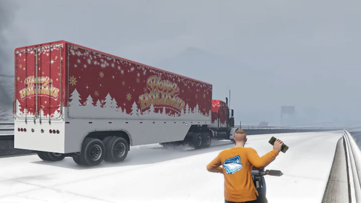 GTA Online Happy Holidays Hauler: How to collect free gifts everyday