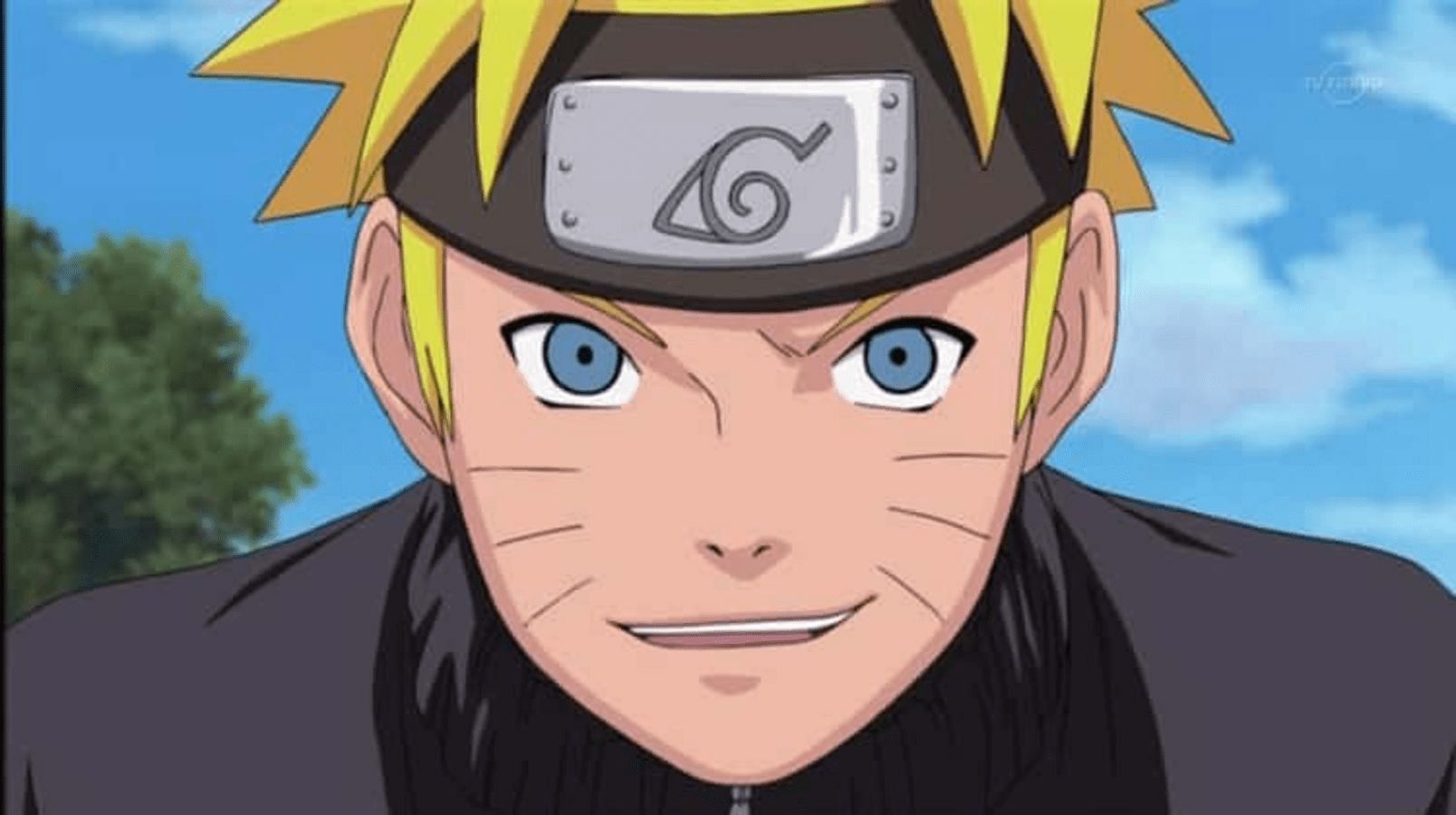Naruto Uzumaki&#039;s signature Konoha headband(image via Studio Pierrot)