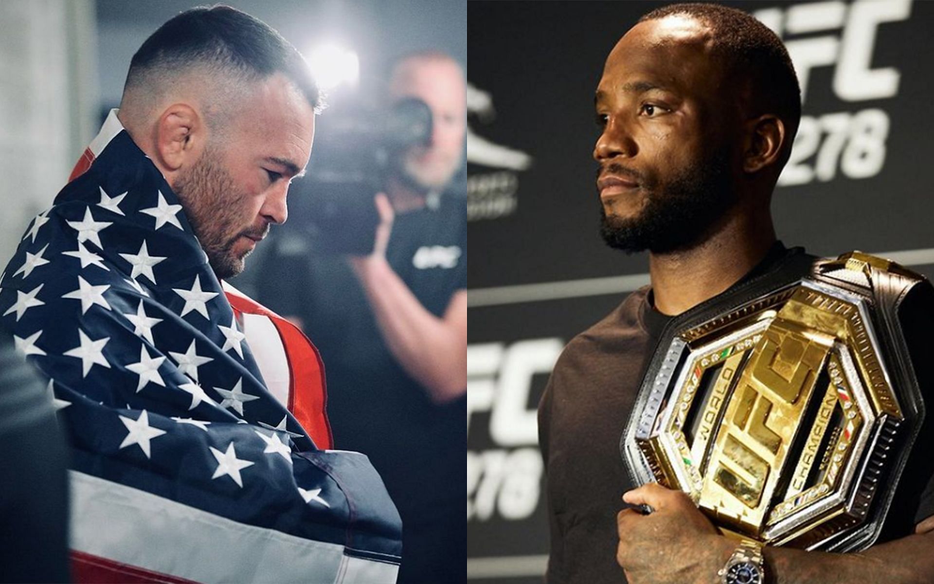 Colby Covington (left) and Leon Edwards (right) (Images Courtesy: @colbycovmma and @leonedwards