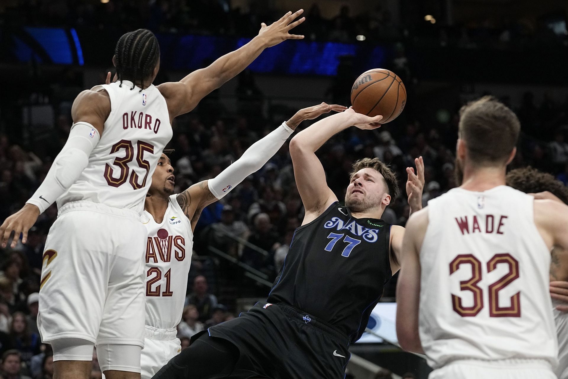 Luka Doncic against the Cleveland Cavaliers