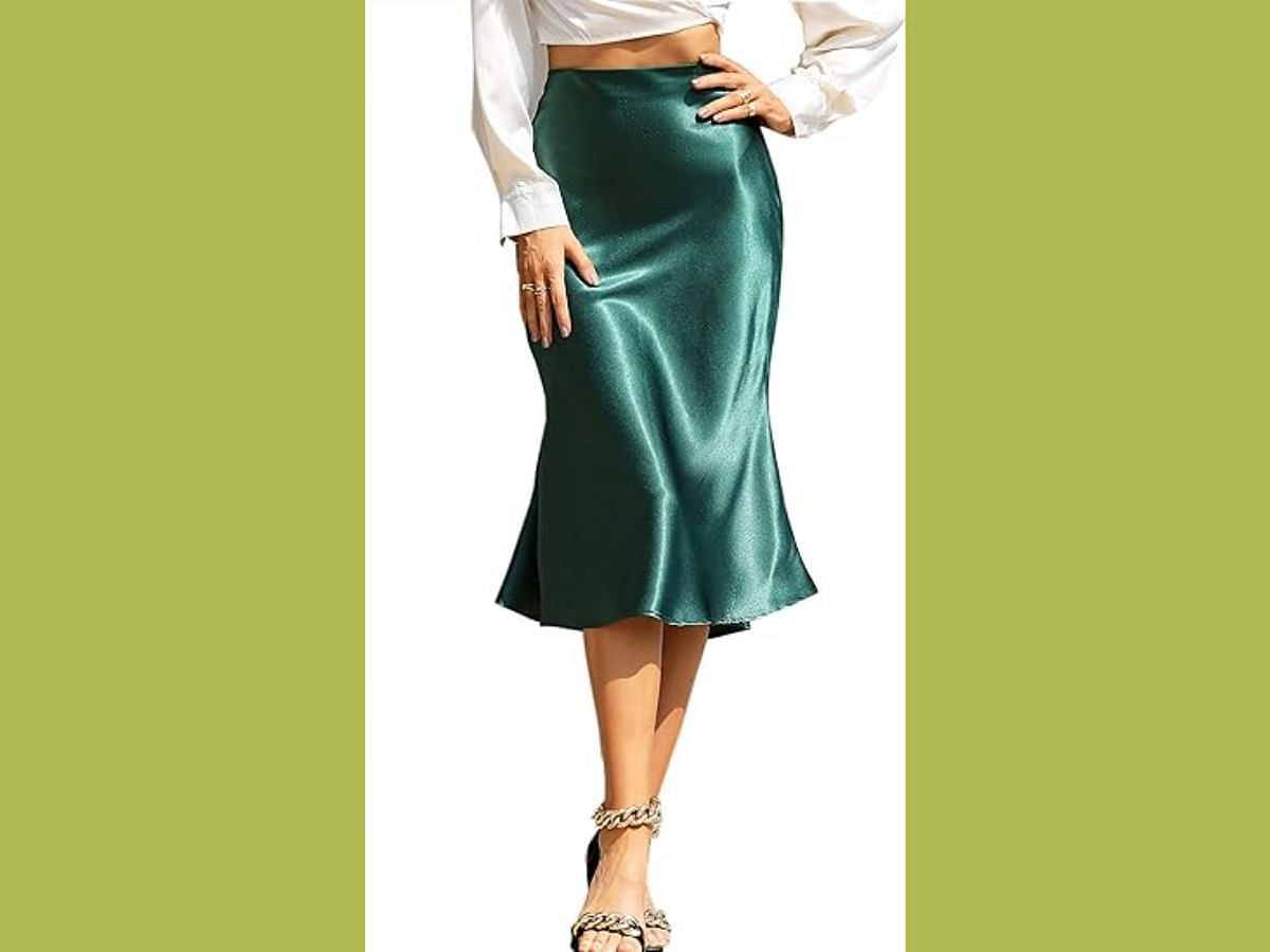 The Alcea Rosea pencil skirt (Image via Amazon)