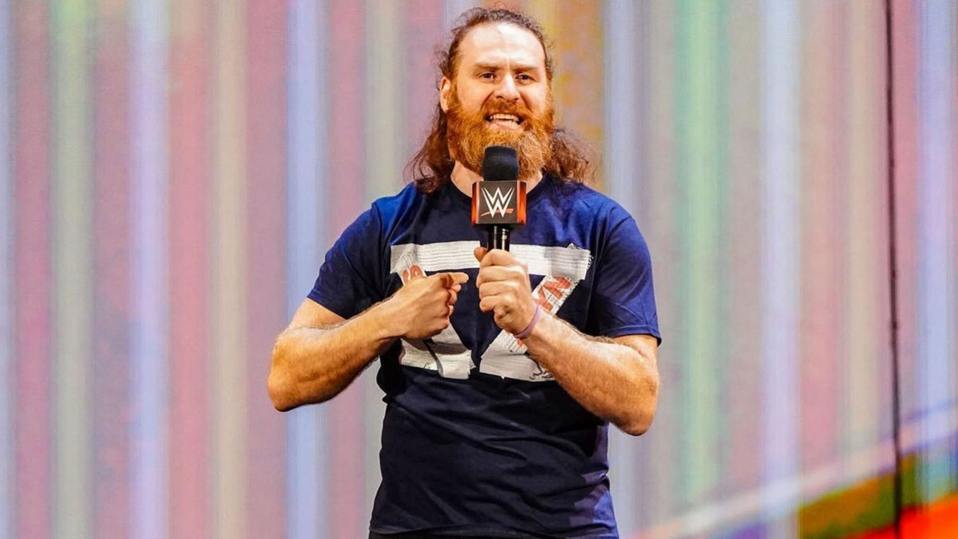 Sami Zayn during an event. Image Credits: X