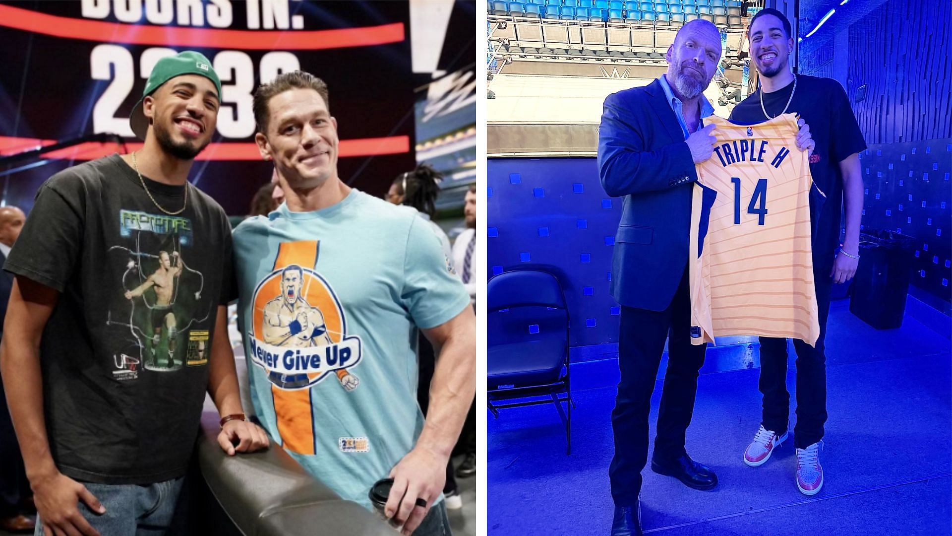 The Indiana Pacers star has met other WWE legends
