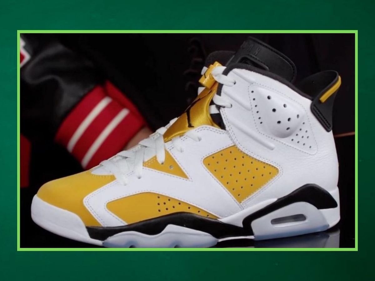4) Air Jordan 6 &ldquo;Yellow Ochre&rdquo; (Image via Nike)
