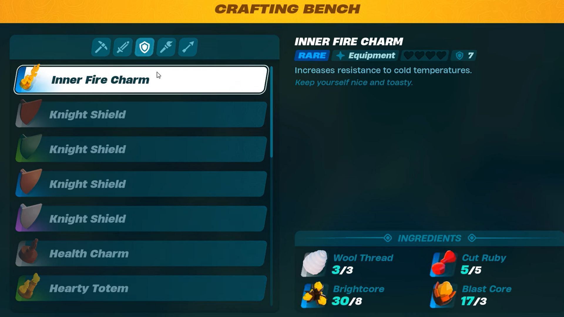 While the Rare charm is easy to craft, the Epic one can take substantial effort (Image via YouTube: WoW Quests)