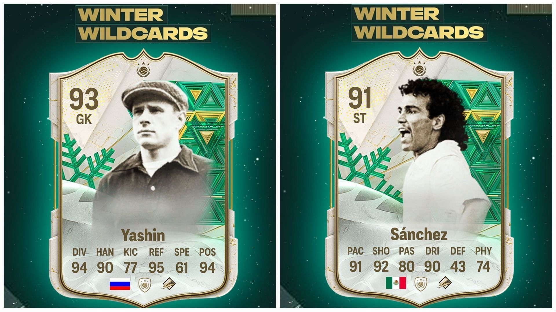 Winter Wildcards Icons have been leaked (Images via Twitter/FUT Sheriff)