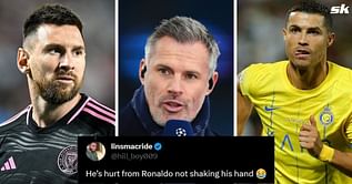 "He is cooking", "PR working overtime" - Fans react as Jamie Carragher makes claim about debate between Cristiano Ronaldo and Lionel Messi