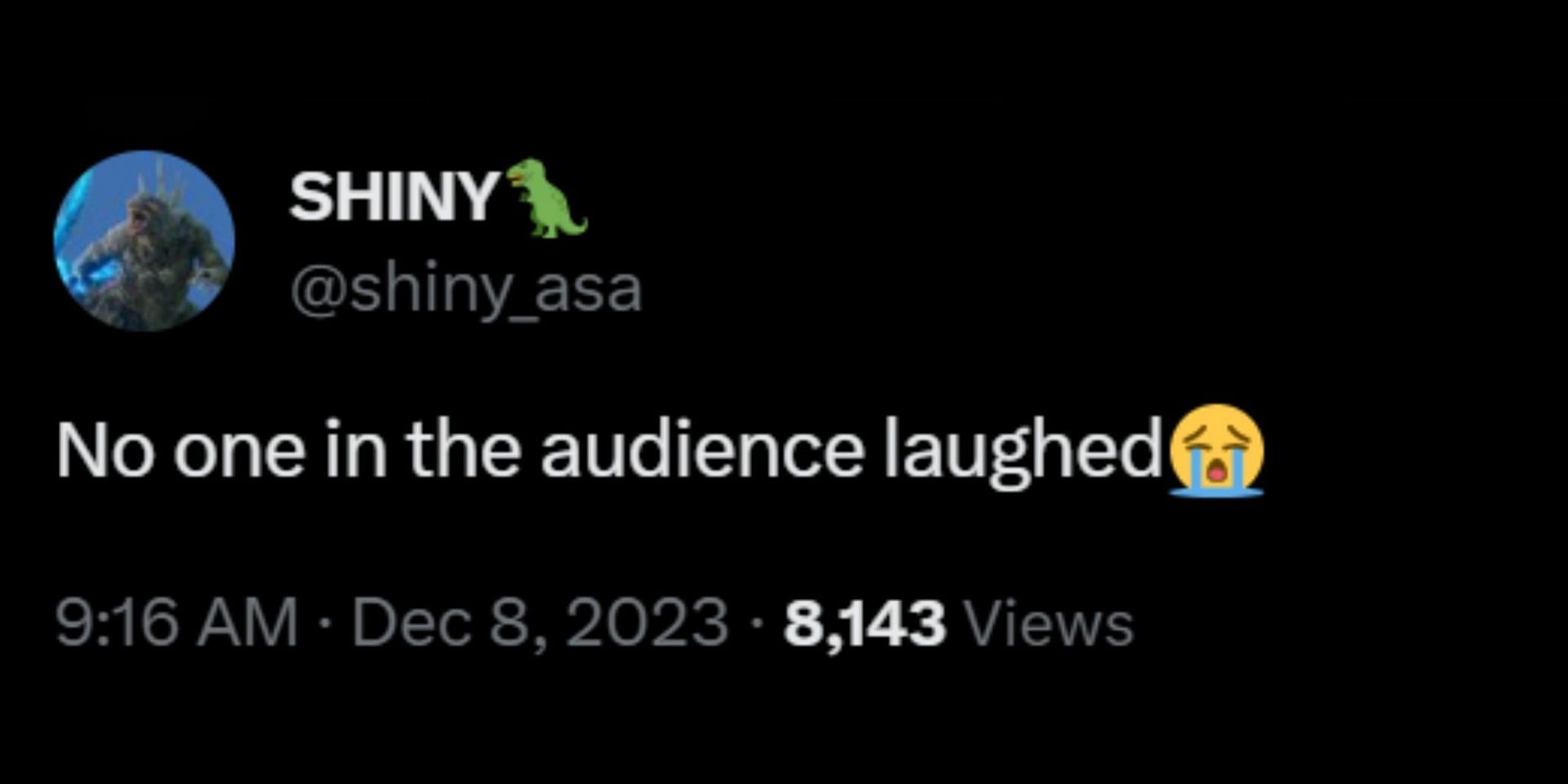 Internet reacts to the Shang-Chi actor&#039;s viral GIF at The Game Awards 2023. (Image via X/@shiny_asa)