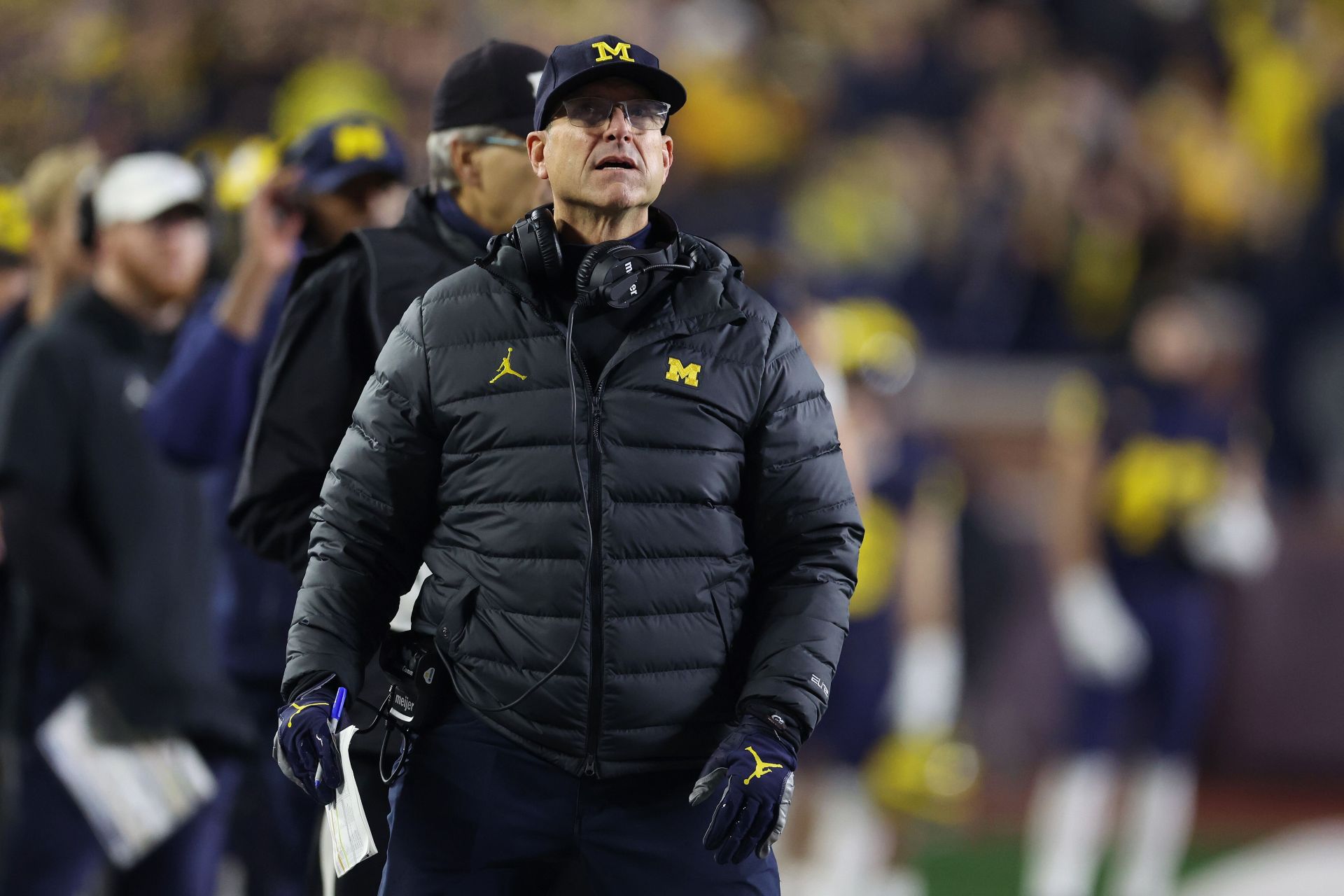 Could Jim Harbaugh replace Arthur Smith?