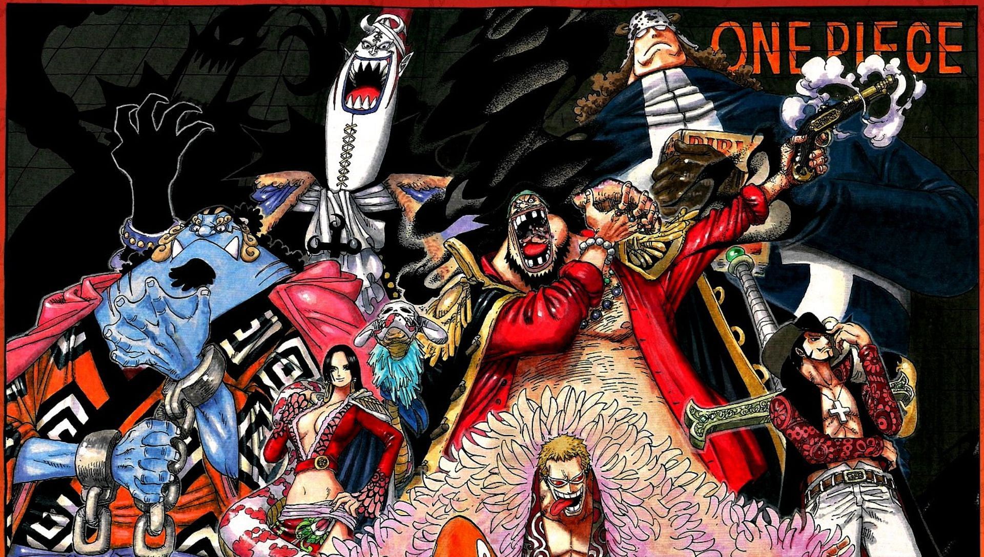 The Shichibukai as One Piece Cover (Image via Shueisha)
