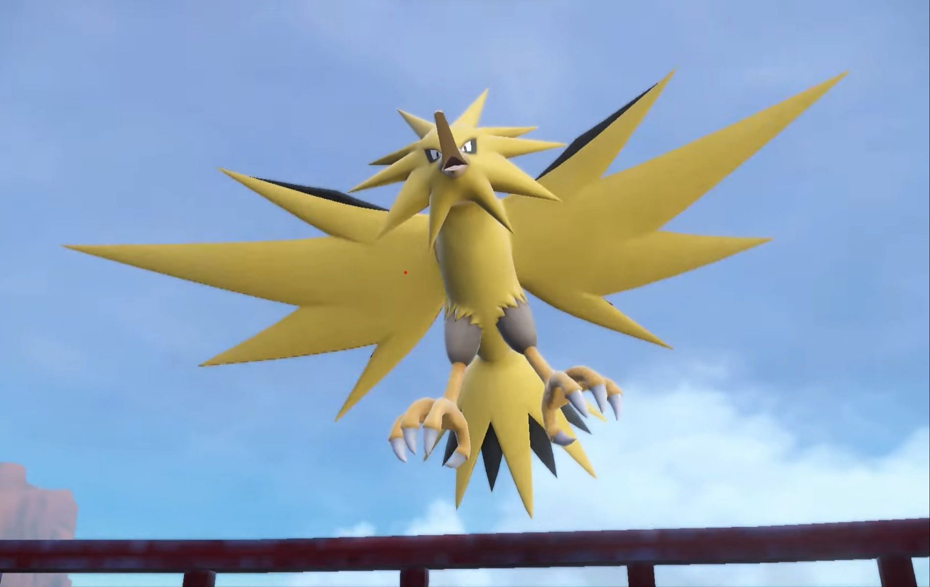 Zapdos is difficult to catch (Image via Pokemon Scarlet and Violet)