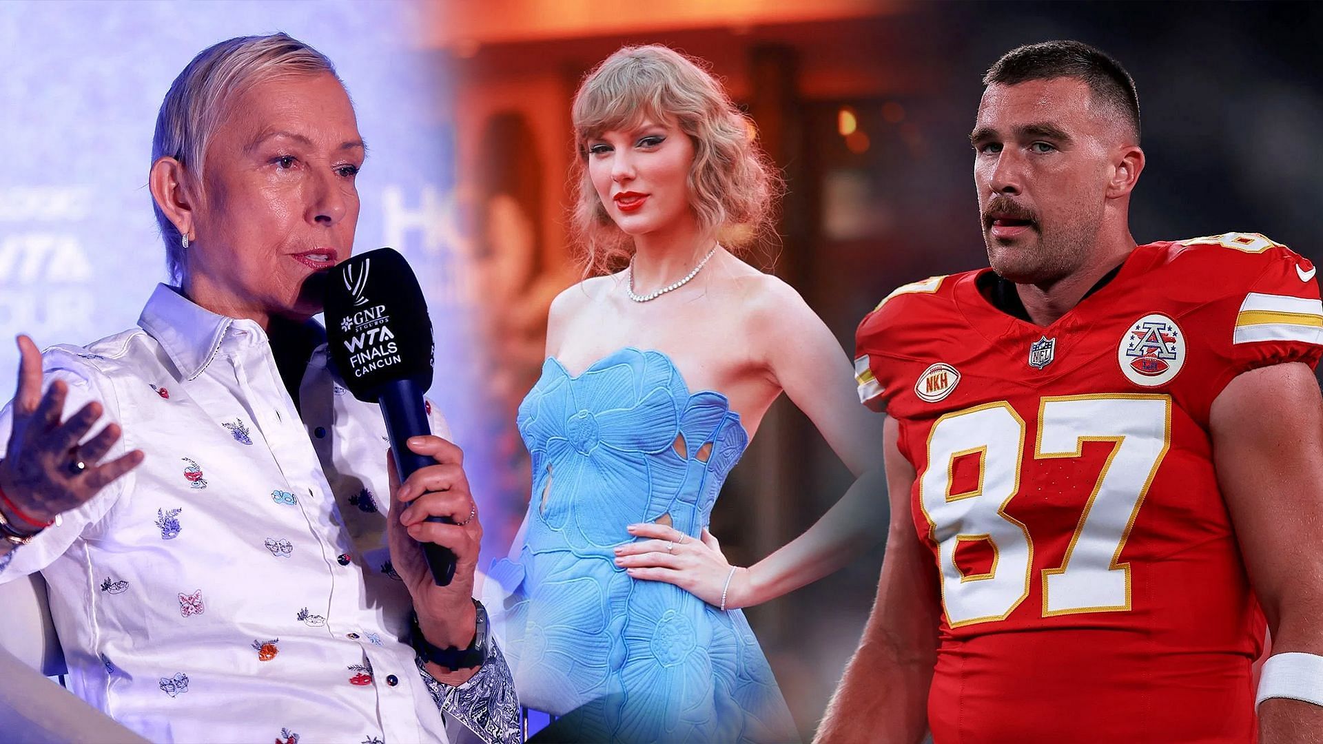 Martina Navratilova Taylor Swift Travis Kelce