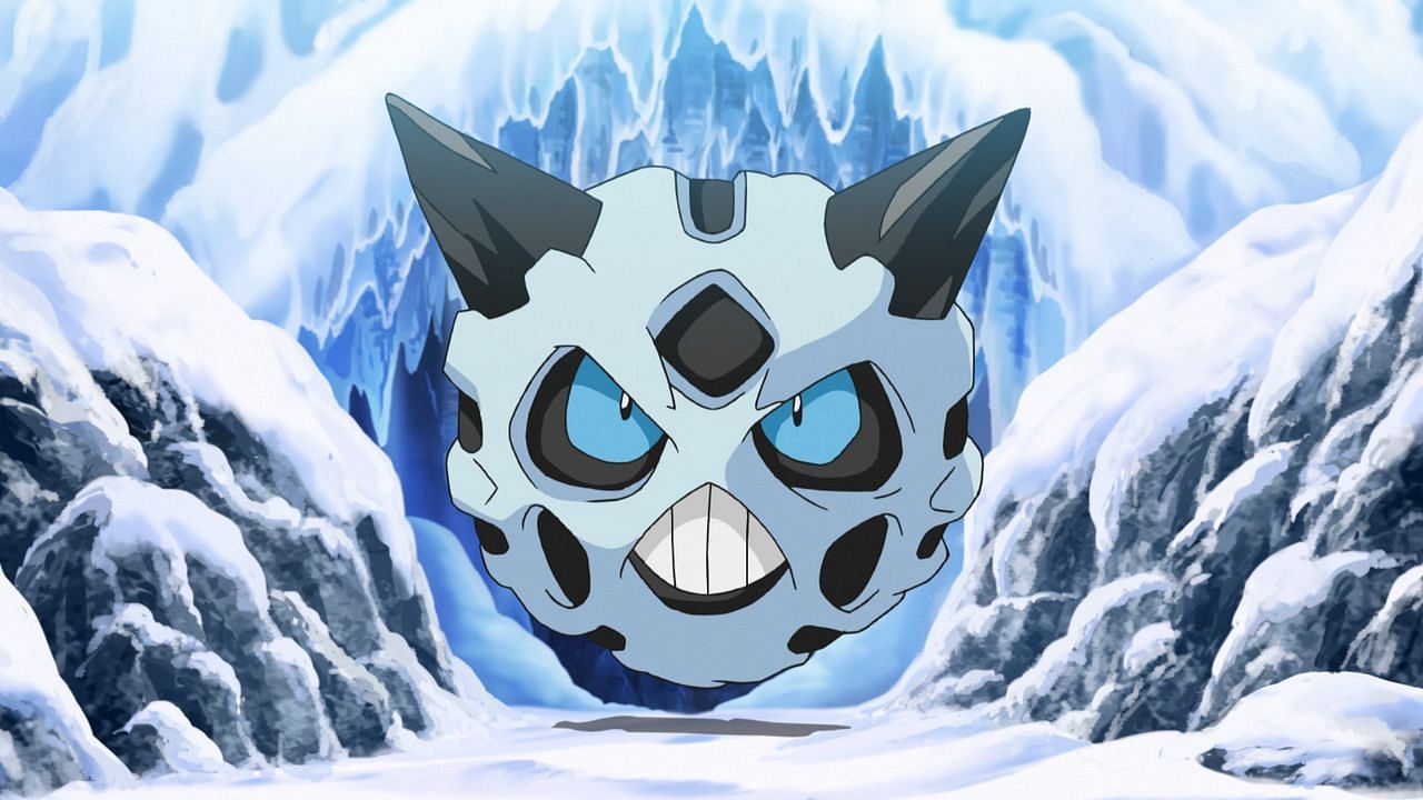 Glalie as seen in the anime (Image via The Pokemon Company)