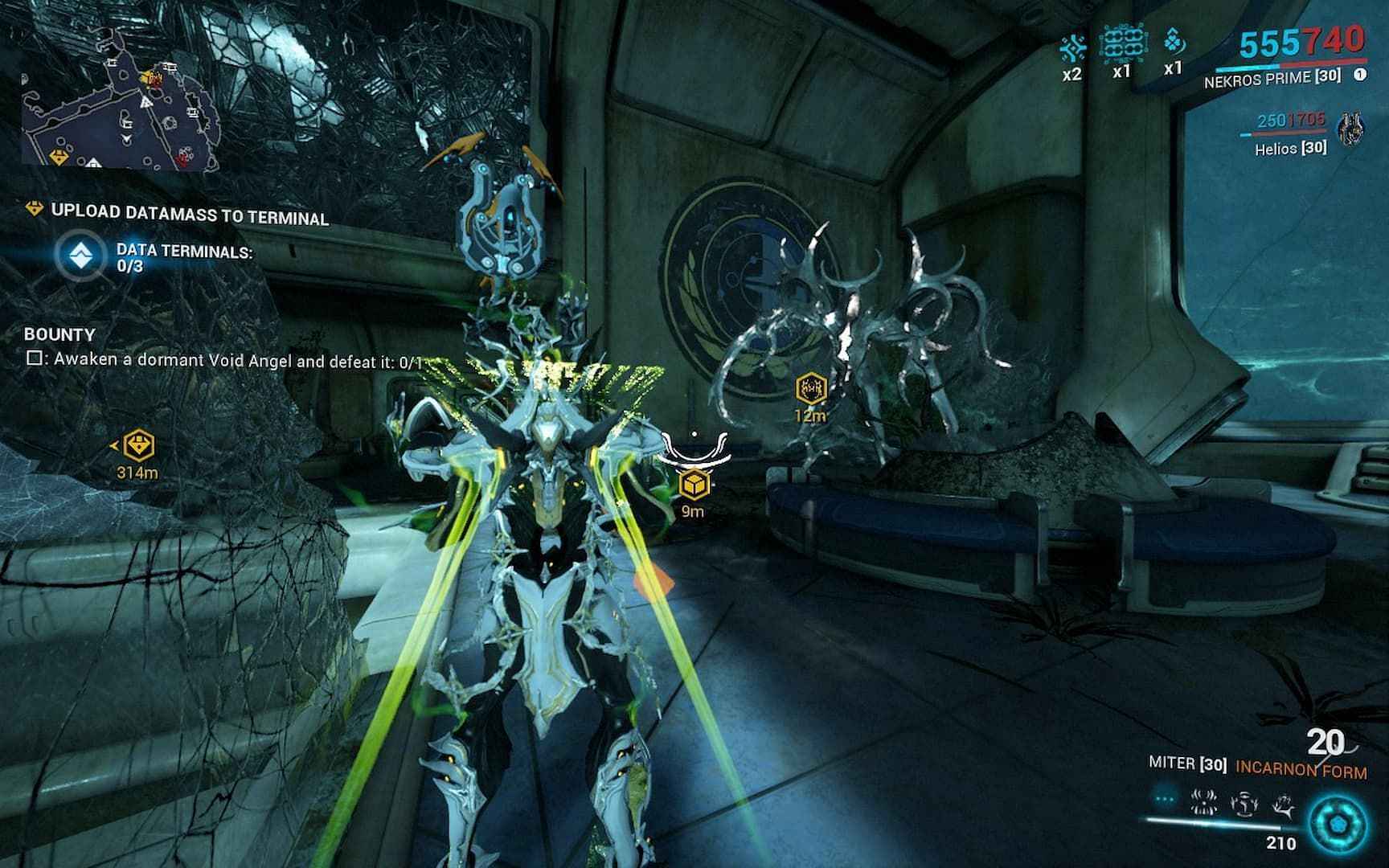 A Dormant Void Angel in Warframe (Image via Digital Extremes)