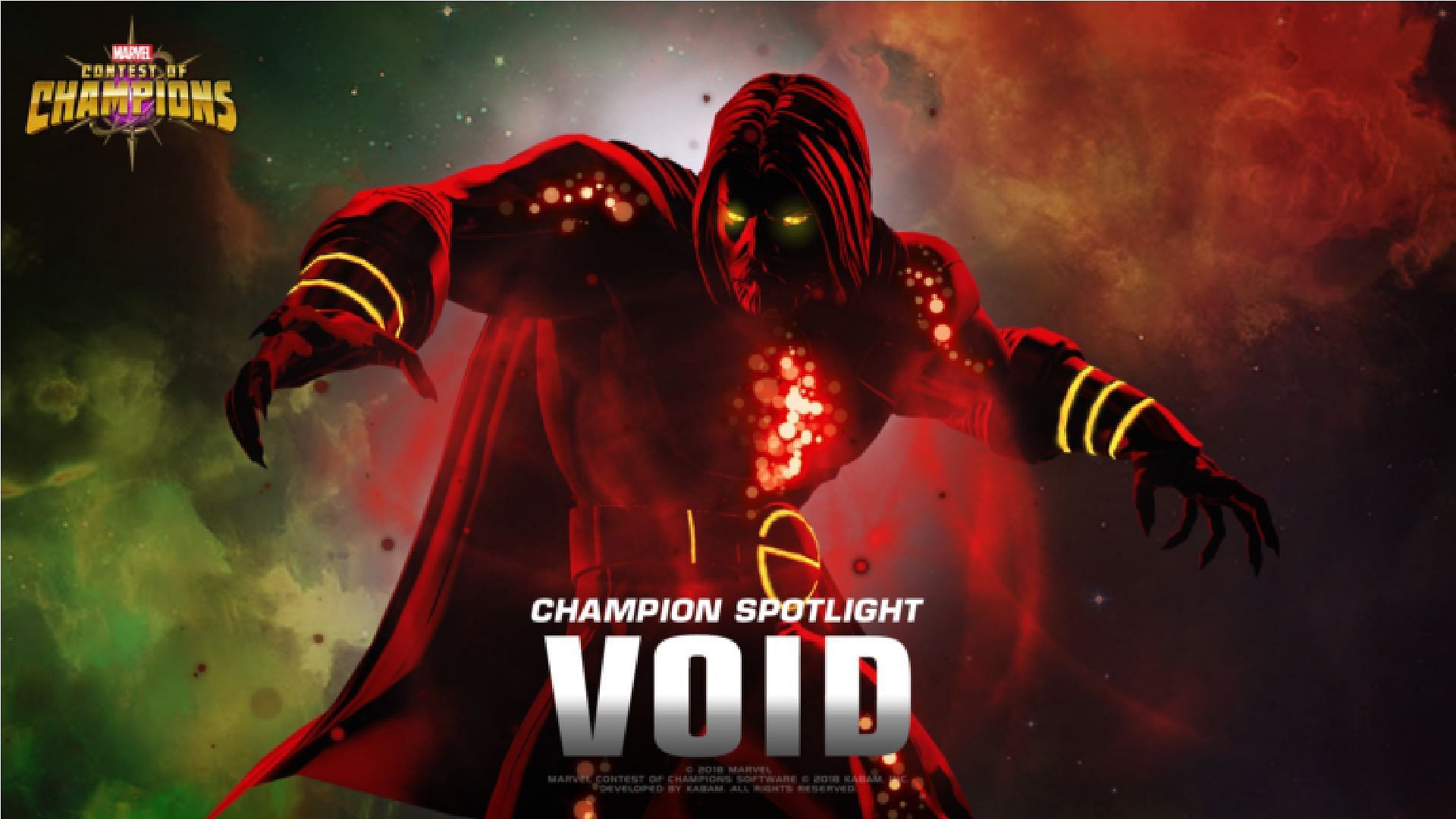 Void is here to take care of the enemies. (Image via Kabam)