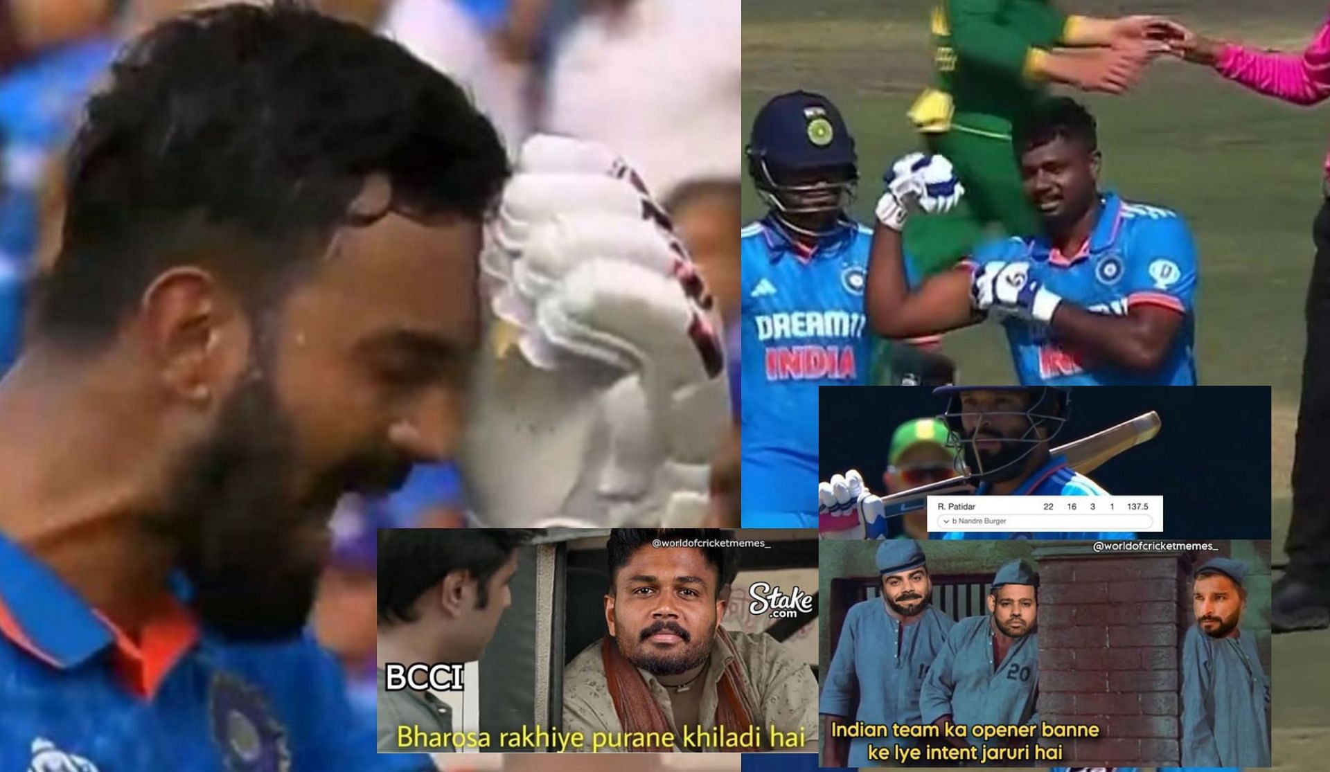 Fans react after first innings on Thursday.