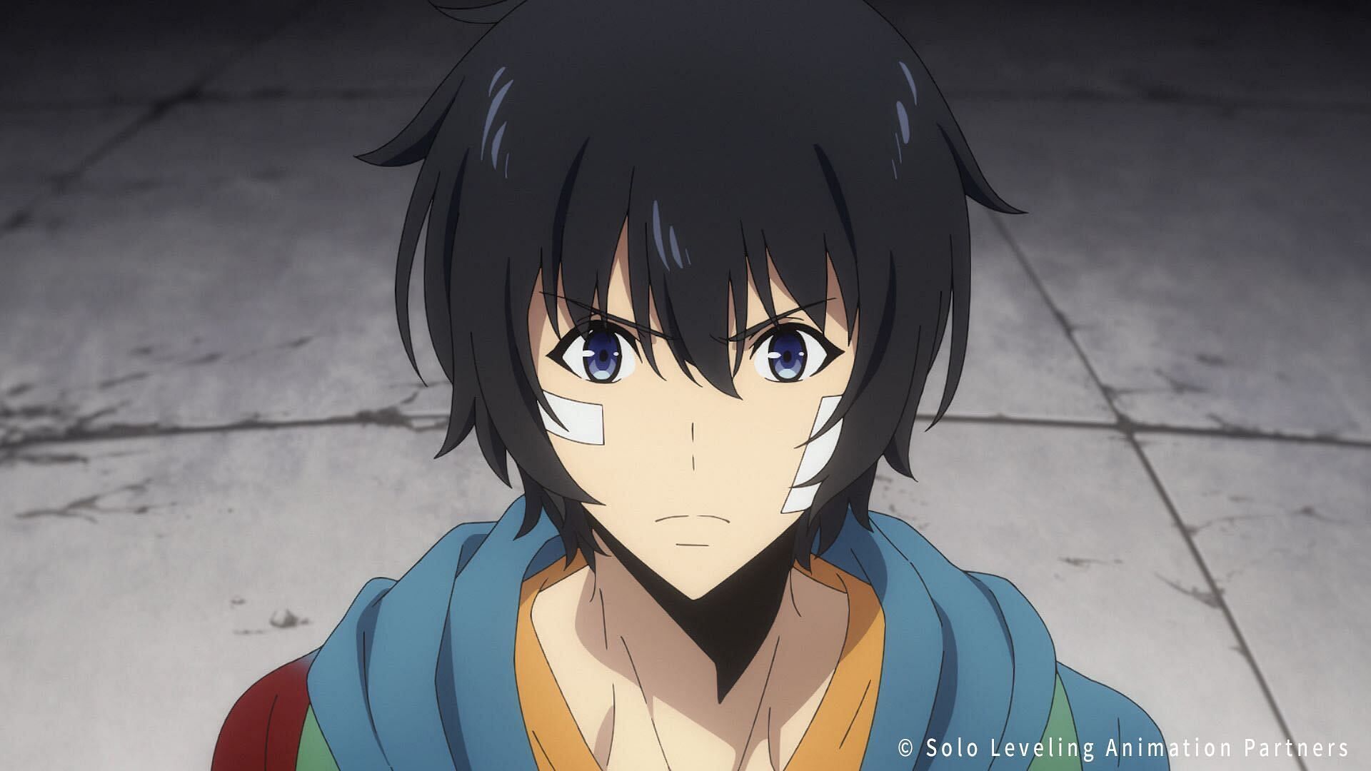 Sung Jinwoo as seen in Solo Leveling (Image via A-1 Pictures)