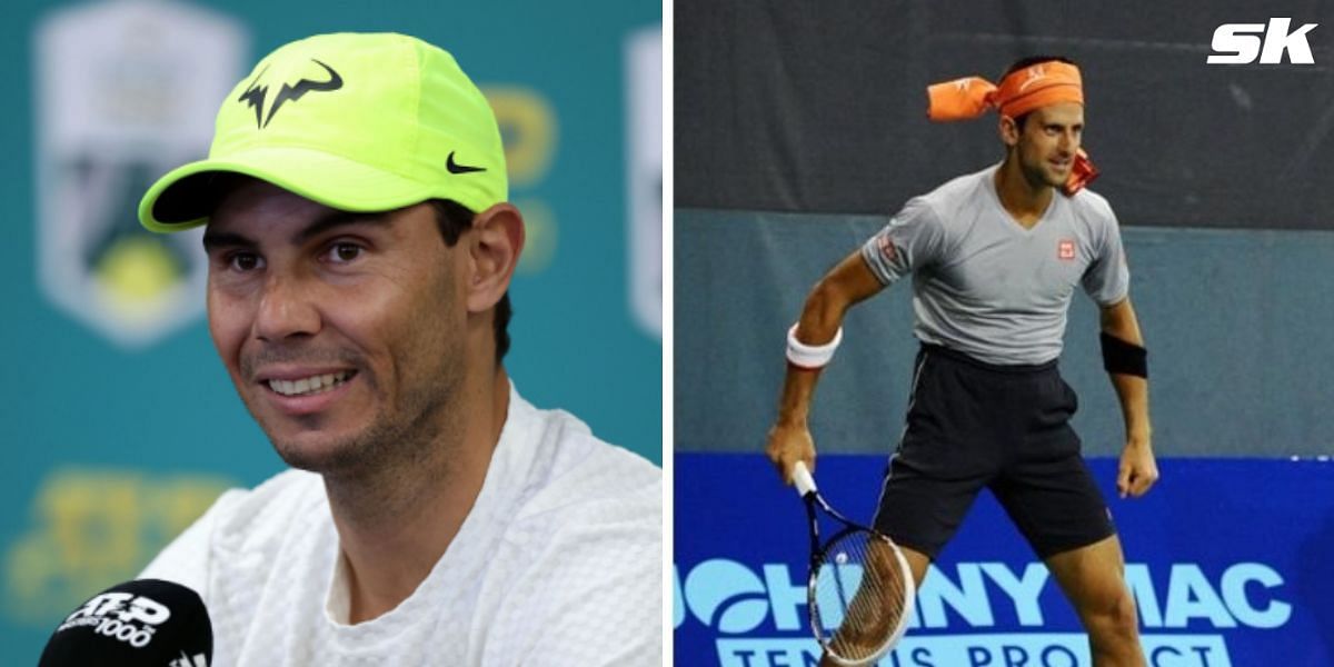 Rafael Nadal gave his thoughts on Novak Djokovic imitating other players