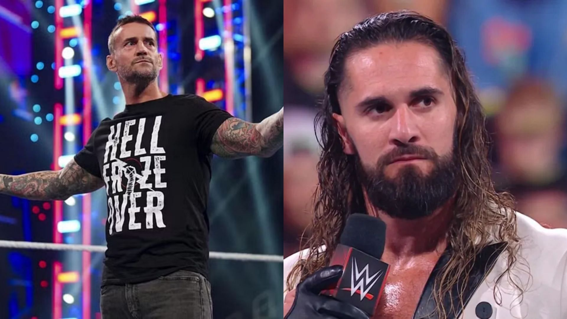 Seth Rollins and CM Punk came face to face on WWE RAW