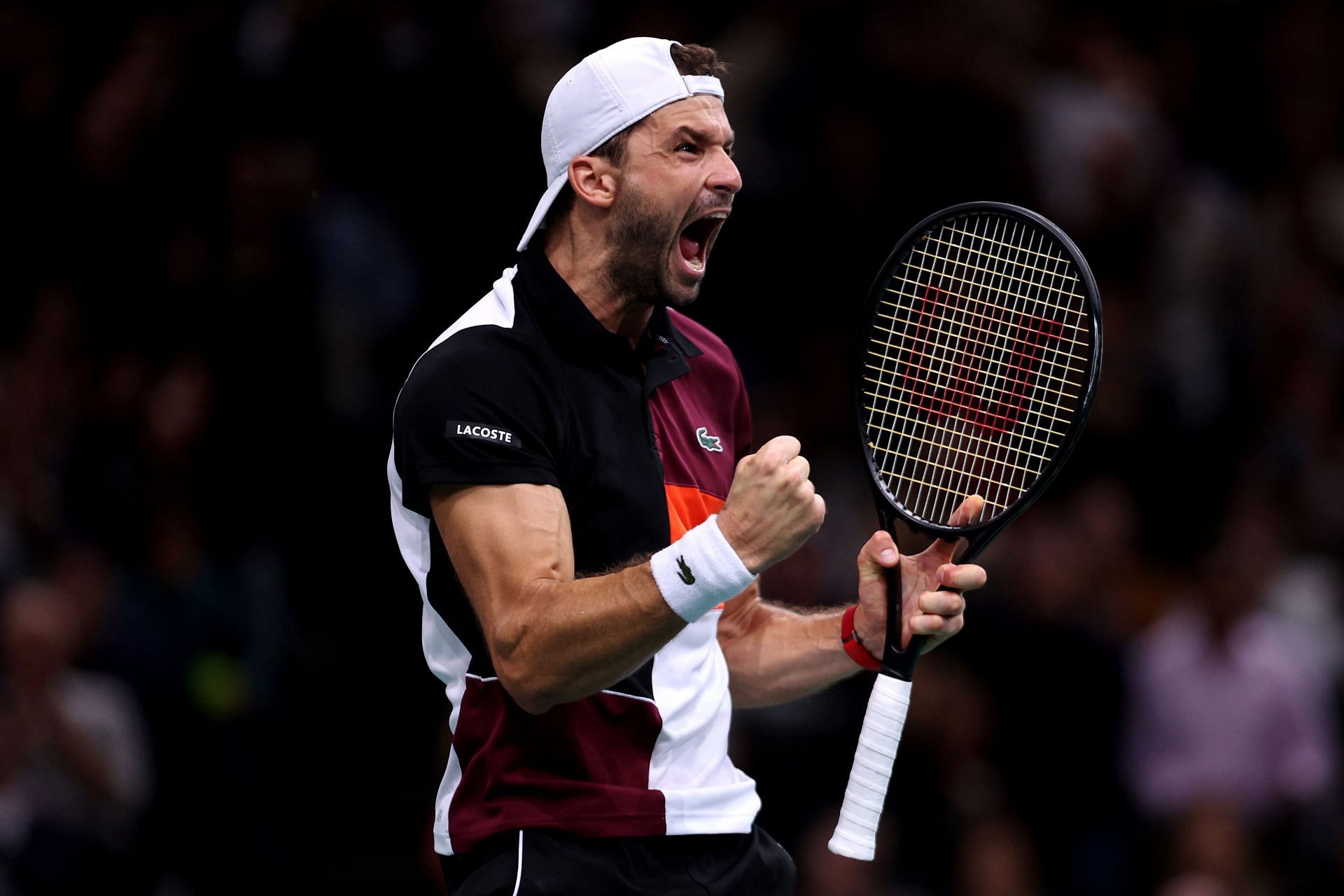 Grigor Dimitrov at the 2023 Rolex Paris Masters